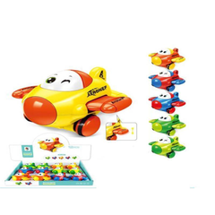 ✈️ Aircraft Friction Cartoon Plane – Inertial Flight Toy (Set of 12)