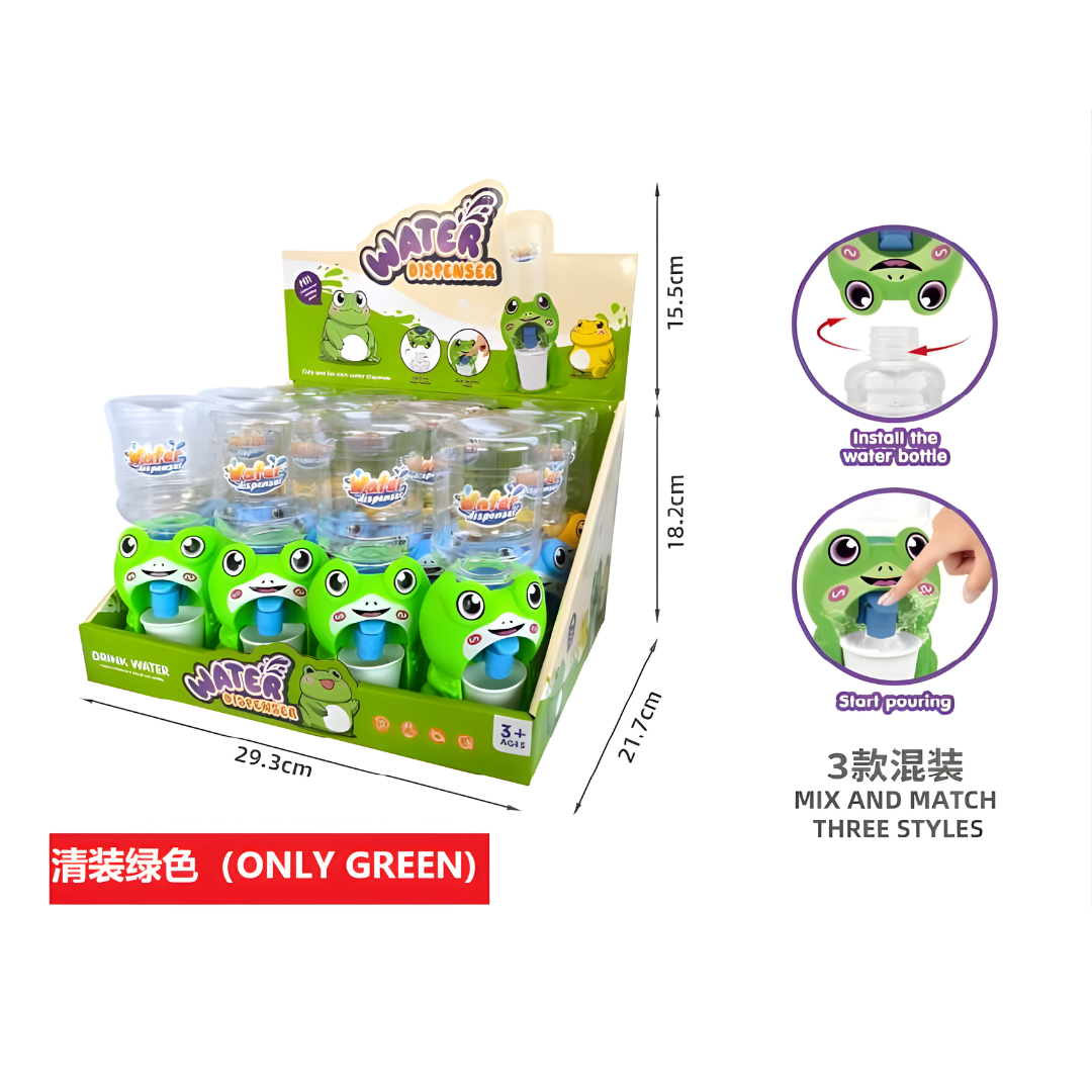🐸 Kids Frog-Shaped Water Dispenser Toy – Cute & Functional (Only Green)