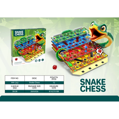 🐍 Snake Chess Board Game – Fun & Strategic Family Game for Kids and Adults