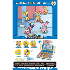 Handstand Hip-Hop Boy – Wind-Up Somersault Toy (Set of 12)