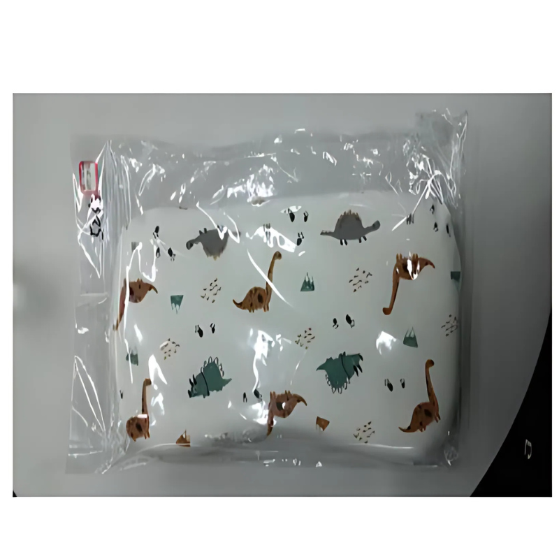 Premium Baby Latex Pillow – Soft, Breathable & Hypoallergenic Infant Pillow with Adorable Dinosaur Design