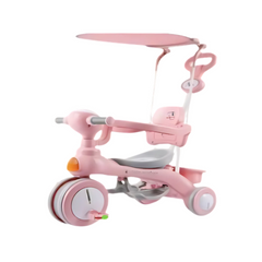 Kids Tricycle Stroller 1-6 Years – Versatile 3-Wheel Bicycle with Push Handle and Safety Features